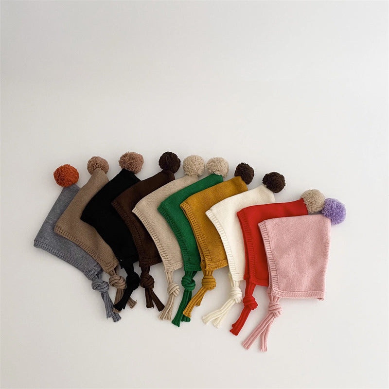 Pom Knit Winter Hat