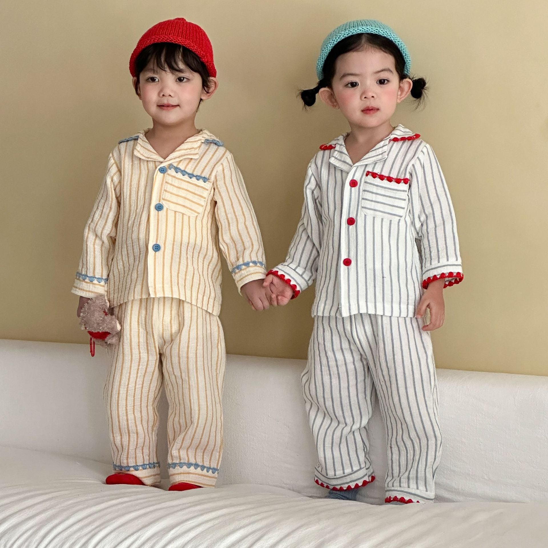 Snuggle Stripe Pajama Set