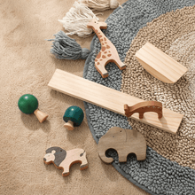 Load image into Gallery viewer, Wooden Montessori Animal Blocks