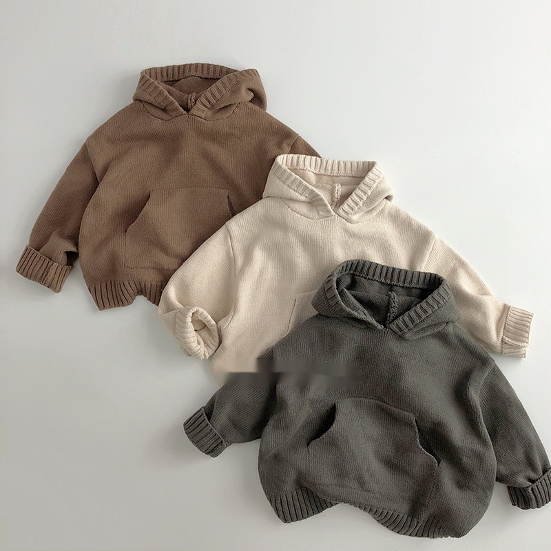 Knit Sweater Hoodie