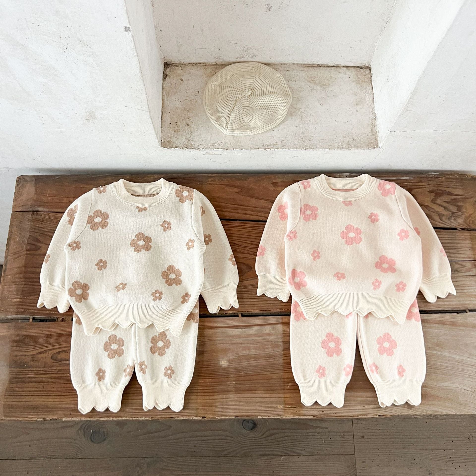 Petal Bloom Knit Set