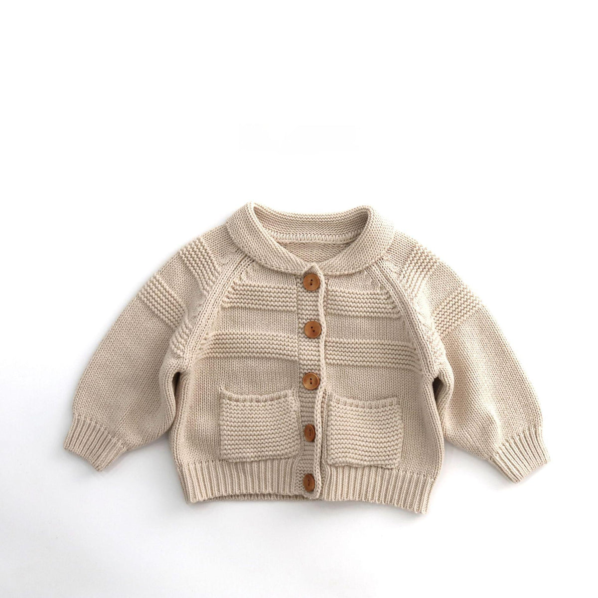 Little Collar Knit Cardigan
