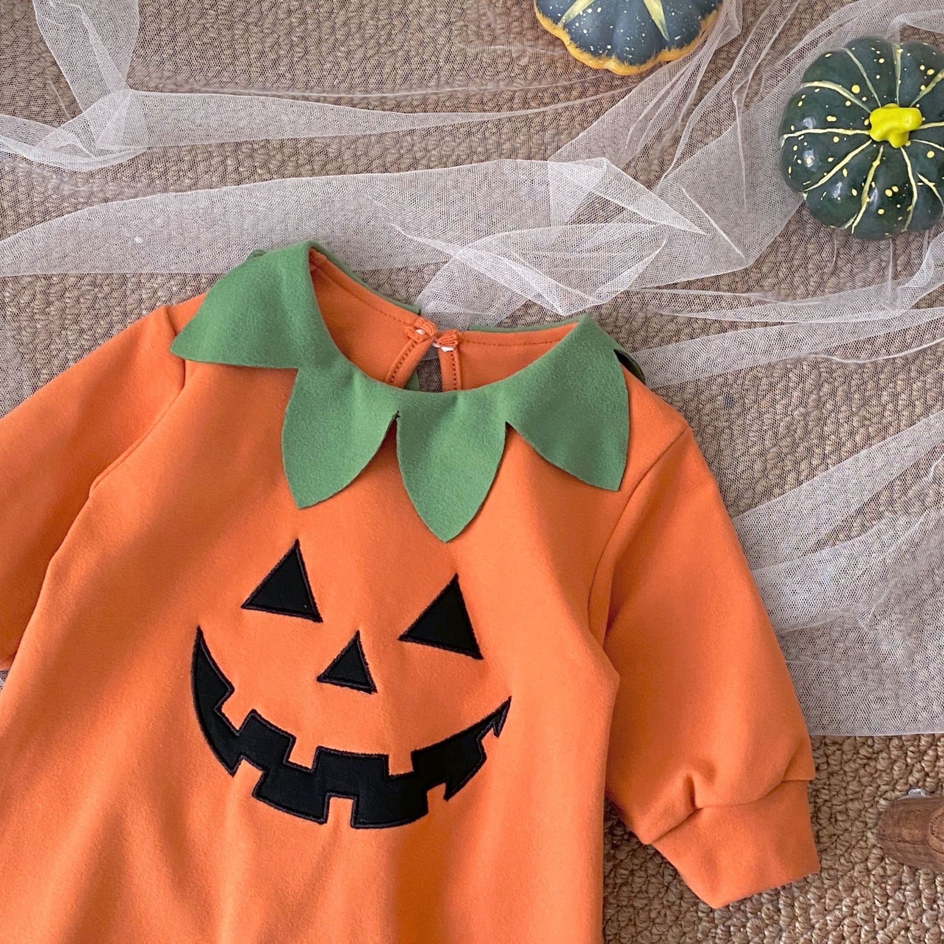 Pumpkin Patch Costume Romper