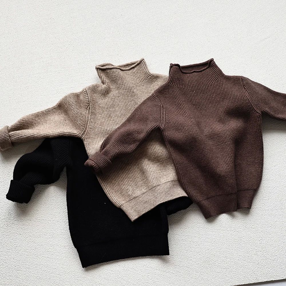 Soft Rib Knit Turtleneck