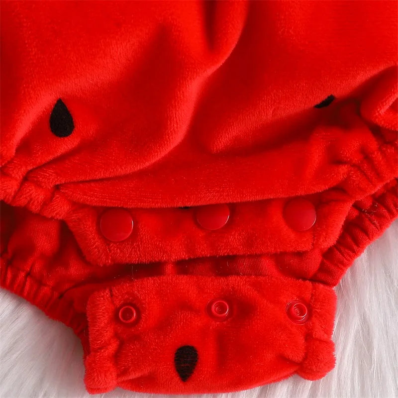 Little Strawberry Costume Romper