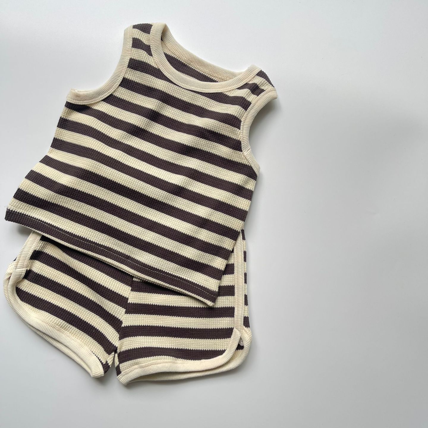 Retro Striped Tank & Shorts Set
