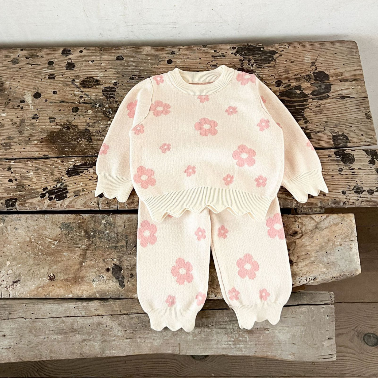 Petal Bloom Knit Set