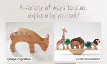 Load image into Gallery viewer, Wooden Montessori Animal Blocks