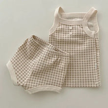 Load image into Gallery viewer, Soft Pastel Plaid Set