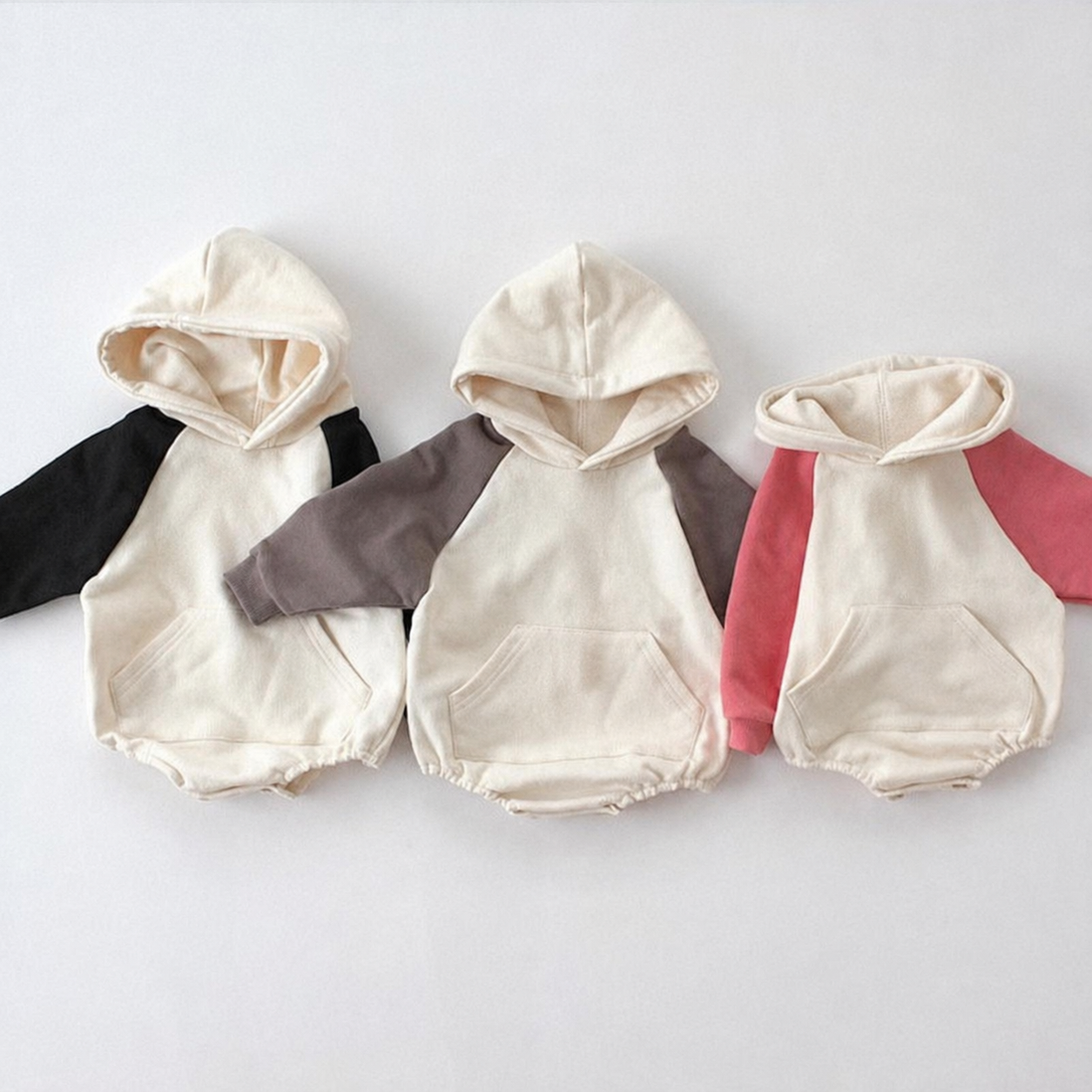 Color Block Hoodie Sweater