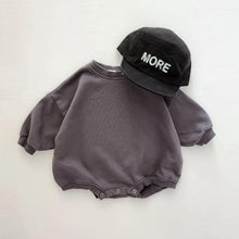 Load image into Gallery viewer, Baby Sweatshirt Romper