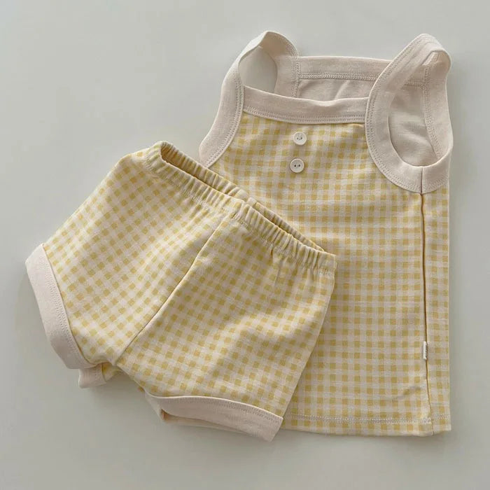 Soft Pastel Plaid Set