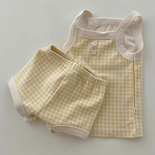 Load image into Gallery viewer, Soft Pastel Plaid Set