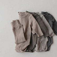 Load image into Gallery viewer, Long Sleeved Striped Loungewear Set