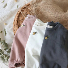Load image into Gallery viewer, Lemon Fruit Long Sleeved Sweater