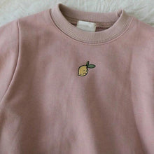 Load image into Gallery viewer, Lemon Fruit Long Sleeved Sweater