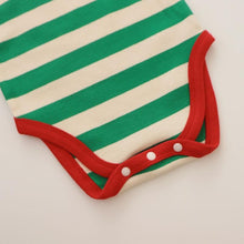 Load image into Gallery viewer, Candy Cane Romper With Pants