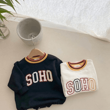 Load image into Gallery viewer, Soho Embroidery Sweatshirt Romper