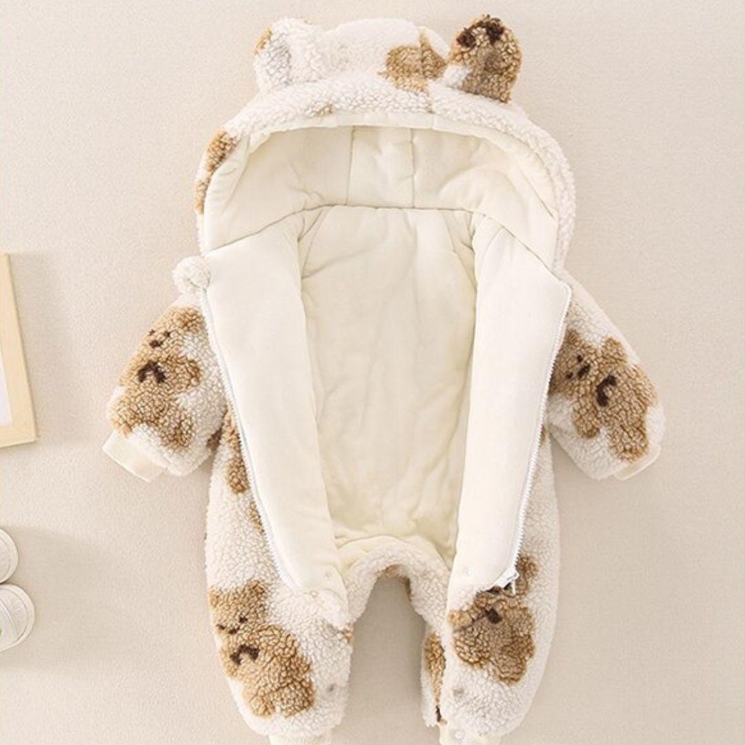 Teddy Snuggles Hooded Romper