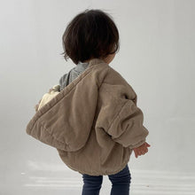 Load image into Gallery viewer, Corduroy hooded Zipper Jacket
