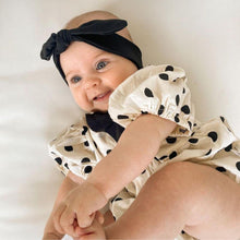 Load image into Gallery viewer, Polka Dot Bubble Romper