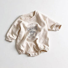 Load image into Gallery viewer, Sealed Carrots Long Sleeved Romper