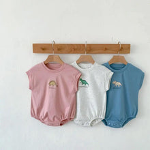 Load image into Gallery viewer, Sleeveless Dino Romper