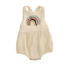 Load image into Gallery viewer, Rainbow Crisscross Cotton Romper