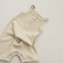 Load image into Gallery viewer, Cotton Waffle Sleeveless Jumpsuit