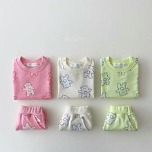 Load image into Gallery viewer, Beary Cute Short Sleeved T-shirt With Shorts