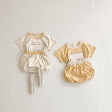 Load image into Gallery viewer, Teddy Short Sleeved T-Shirt With Shorts