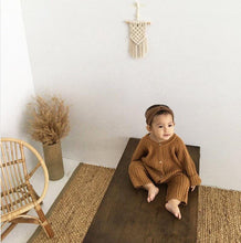 Load image into Gallery viewer, Ribbed Solid Onesie