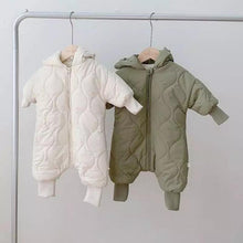 Load image into Gallery viewer, Bear Hooded Winter Jumpsuit