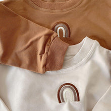 Load image into Gallery viewer, Long Sleeved Rainbow Sweater