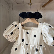 Load image into Gallery viewer, Polka Dot Bubble Romper