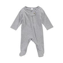 Load image into Gallery viewer, Baby Long Sleeved Jumpsuit With Flap