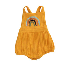 Load image into Gallery viewer, Rainbow Crisscross Cotton Romper