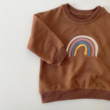Load image into Gallery viewer, Long Sleeved Rainbow Sweater