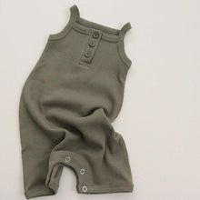 Load image into Gallery viewer, Cotton Waffle Sleeveless Jumpsuit