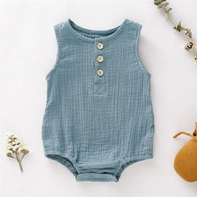 Load image into Gallery viewer, Solid Gauze Cotton Onesie