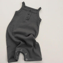 Load image into Gallery viewer, Cotton Waffle Sleeveless Jumpsuit