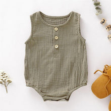 Load image into Gallery viewer, Solid Gauze Cotton Onesie