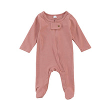 Load image into Gallery viewer, Baby Long Sleeved Jumpsuit With Flap