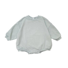 Load image into Gallery viewer, Baby Sweatshirt Romper