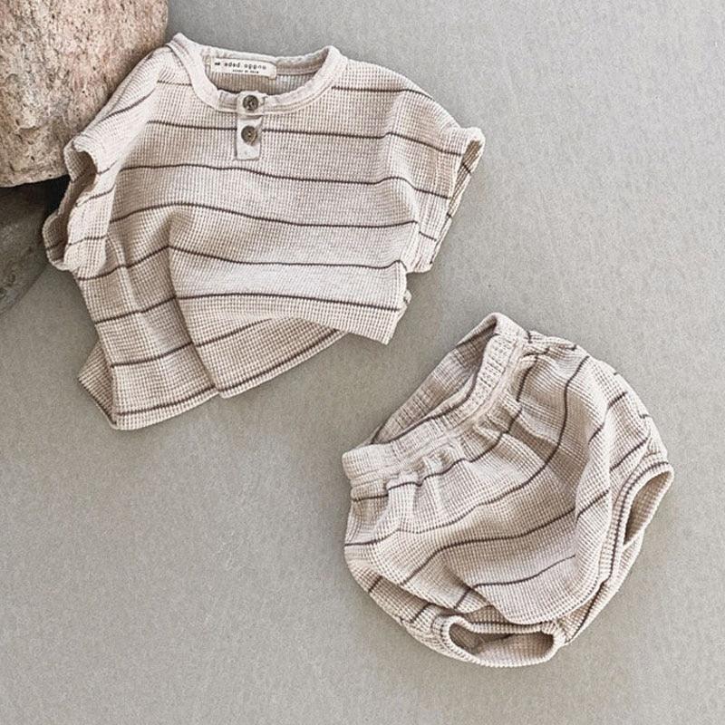 Waffle Stripe Set