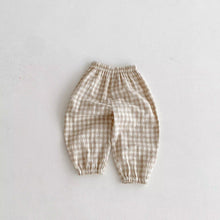 Load image into Gallery viewer, Linen Plaid Pants
