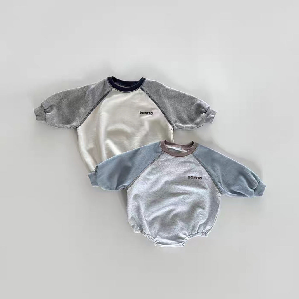 Cozy Raglan Romper