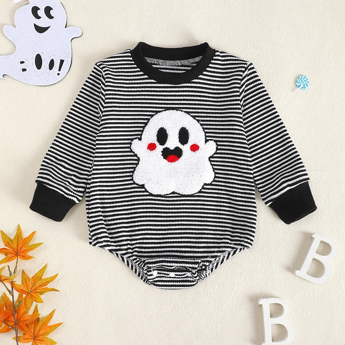 Little Boo Stripe Bodysuit