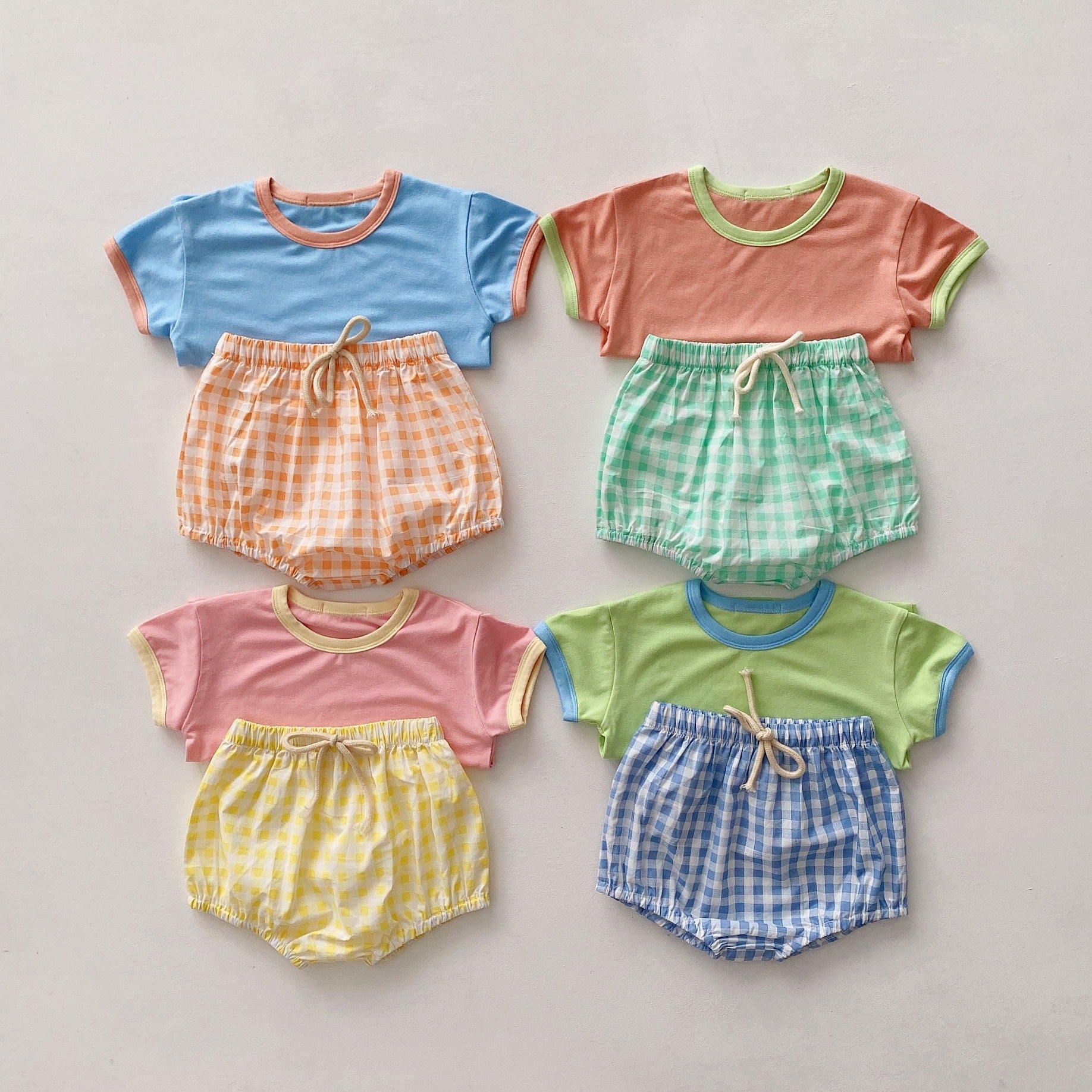 Sunny Gingham Set