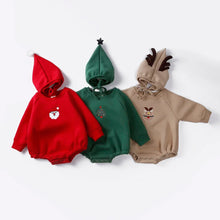 Load image into Gallery viewer, Santa Joy Romper with Bonnet

